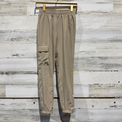 Under Armour Cargo Jogger Pants Boys Size 7 Khaki EUC0