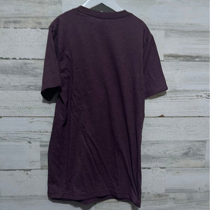 Bella Canvas Graphic Tee Women Small Plum Hope of the World Christmas Tree EUC1