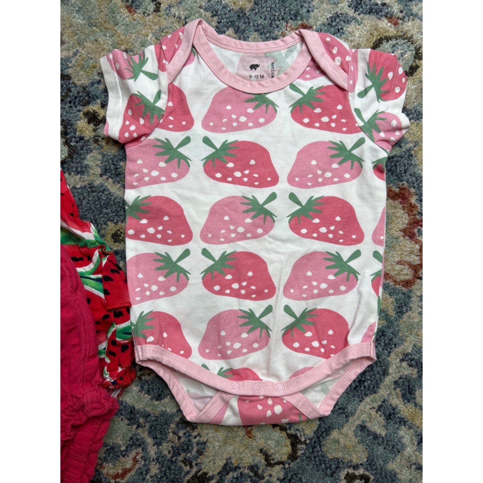 Monica Andy Caden Lane Girls 6-12M Summer Bubble & Dress Bundle9