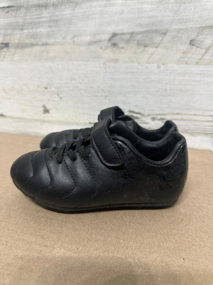 Brava Soccer Cleats Kids Size 9 Black Hook Loop Strap Athletic Shoes GUC0