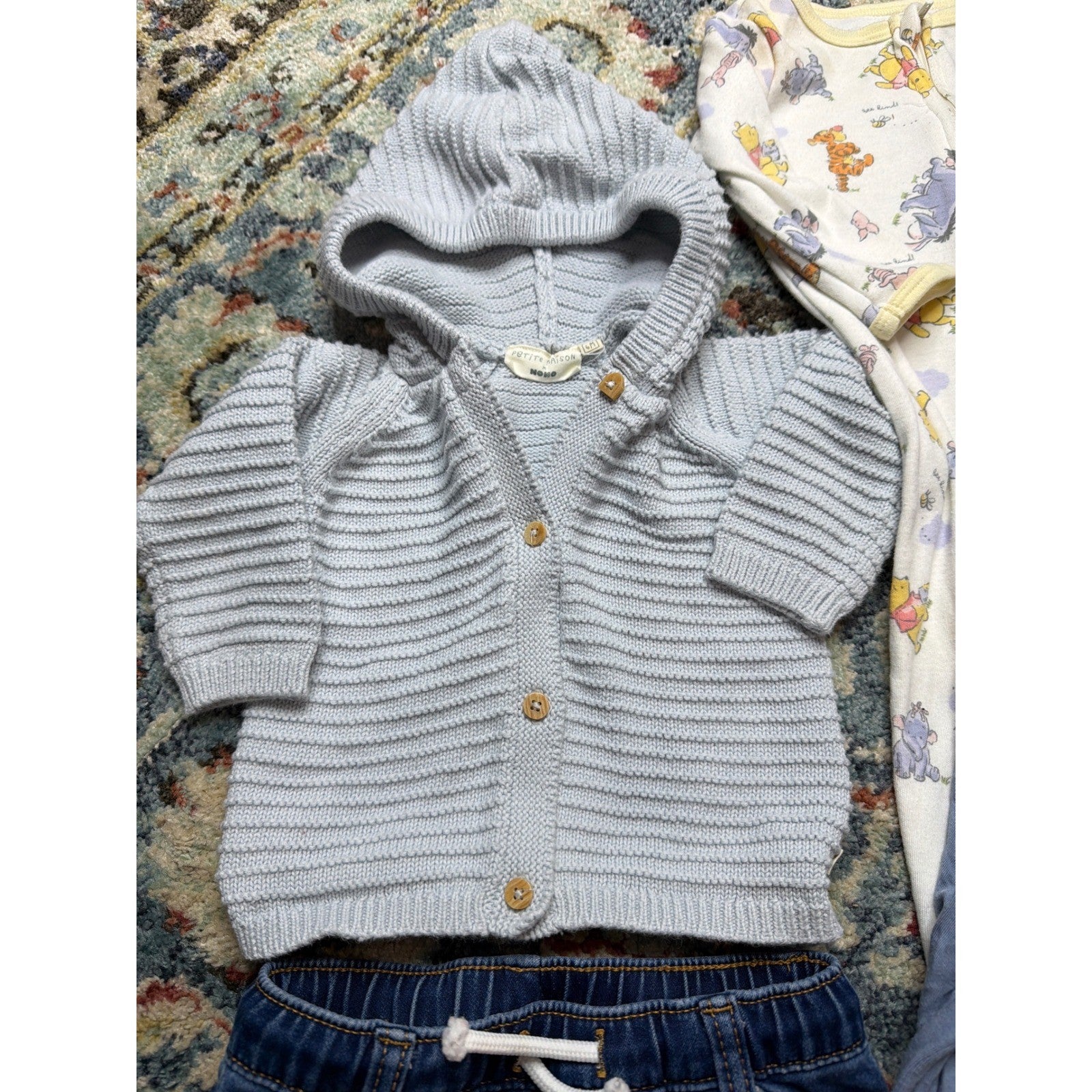 Kyte Baby Petite Maison Cat & Jack Boys 6-12M Blue Grey Bundle Bamboo GUC1