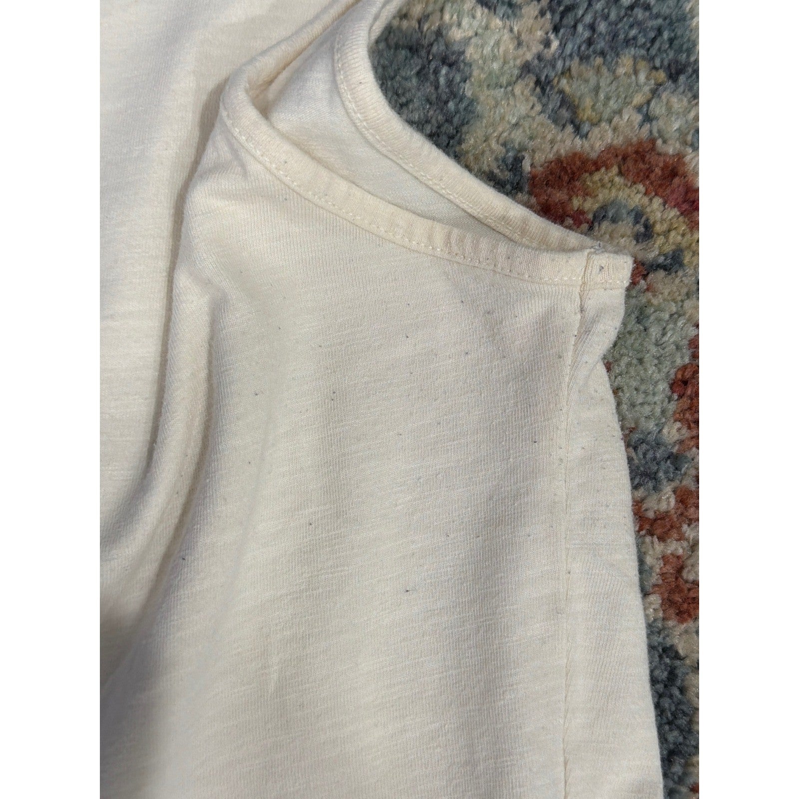 Old Navy Maxi Dress Women Medium Tall Cream Tiered Sleeveless Boho GUC2