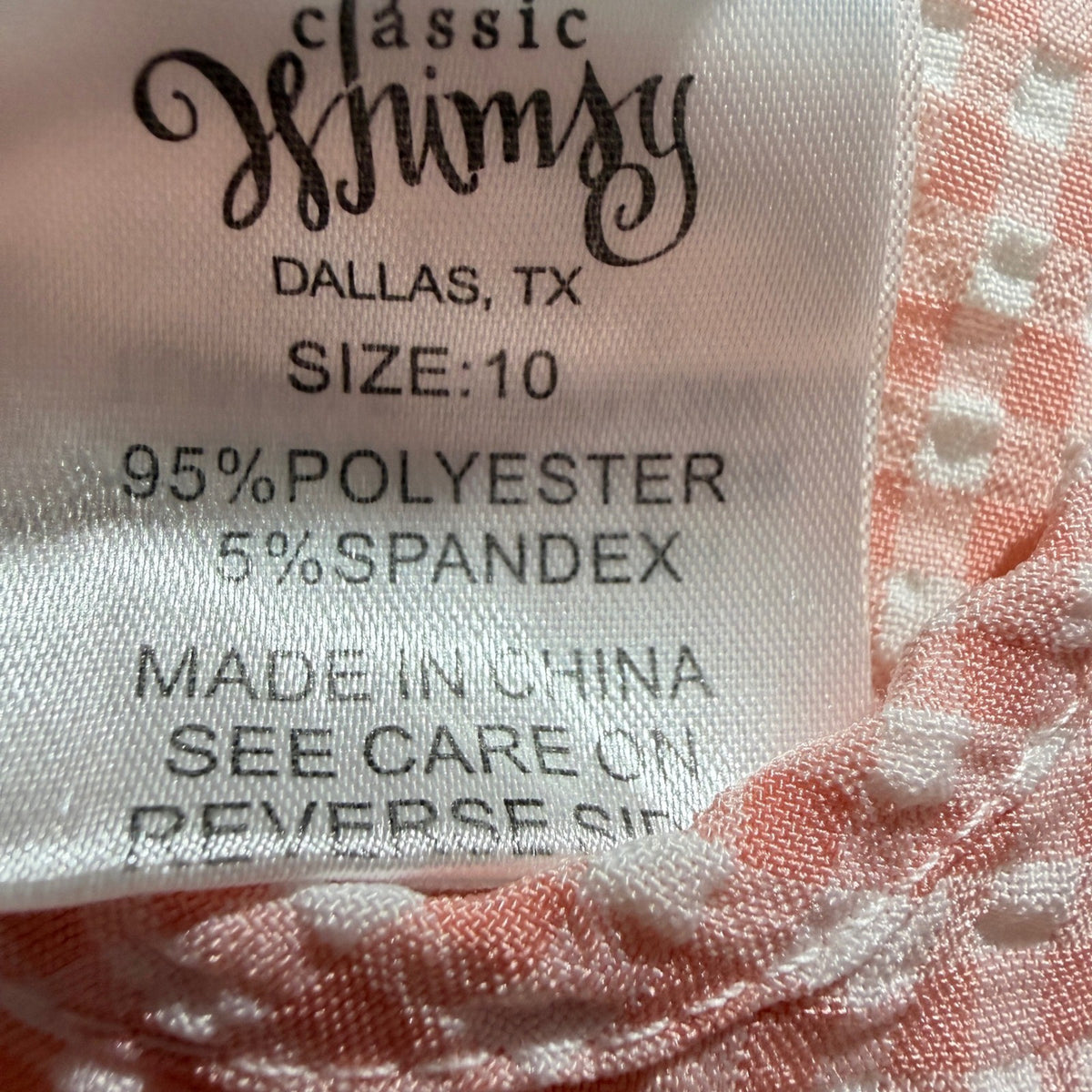 Classic Whimsy Dress Girls 10 Pink Gingham Ruffle Seersucker Top Preppy EUC3
