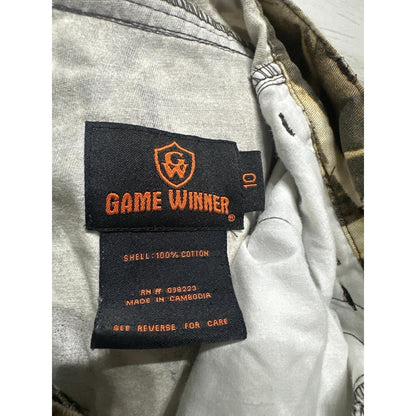 Game Winner Cargo Pants Boys 10 Short Camo Advantage Max-4 HD Tactical EUC4