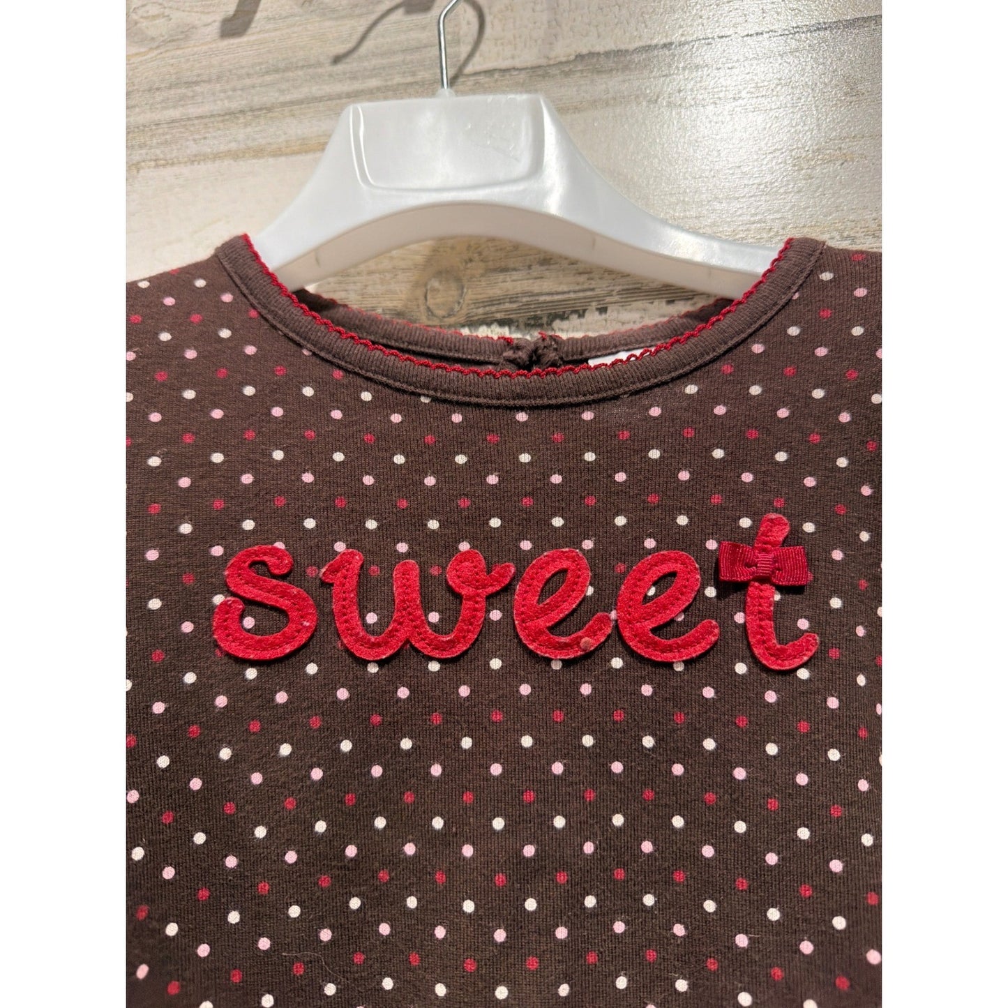 Gymboree Sweater Shirt Bundle Girls 5-6 5T Brown Cat Polka Dot y2k 2009 20105
