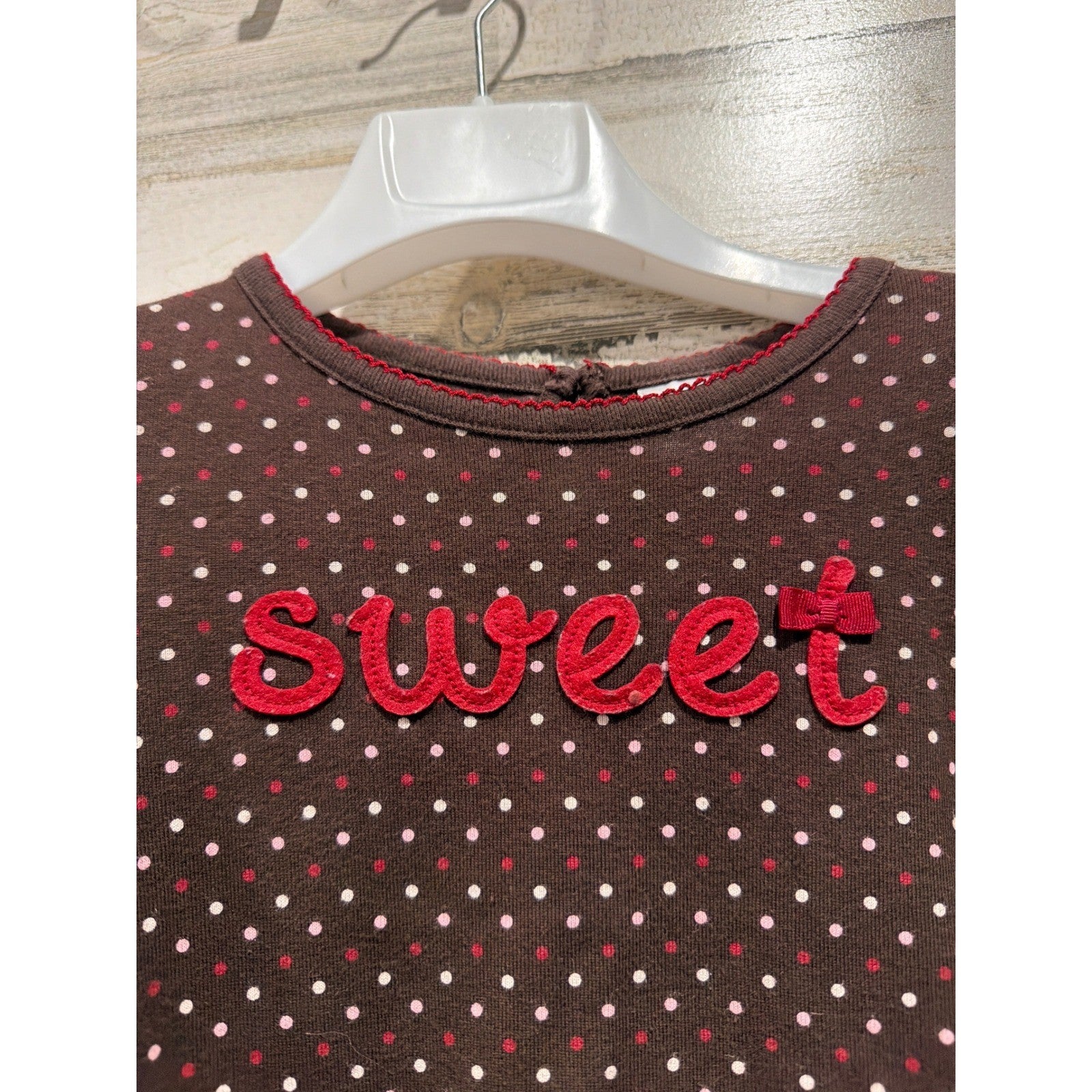 Gymboree Sweater Shirt Bundle Girls 5-6 5T Brown Cat Polka Dot y2k 2009 20105