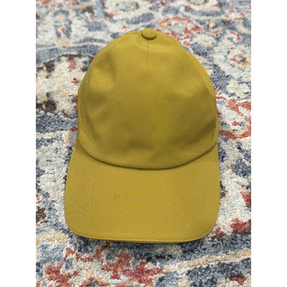 Lululemon Fast and Free Hat Women OS Bronzey Green Adjustable Running Sporty1