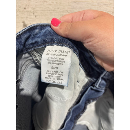 Judy Blue Skinny Jeans Women 9/29 Blue High Rise Stretch Casual EUC4