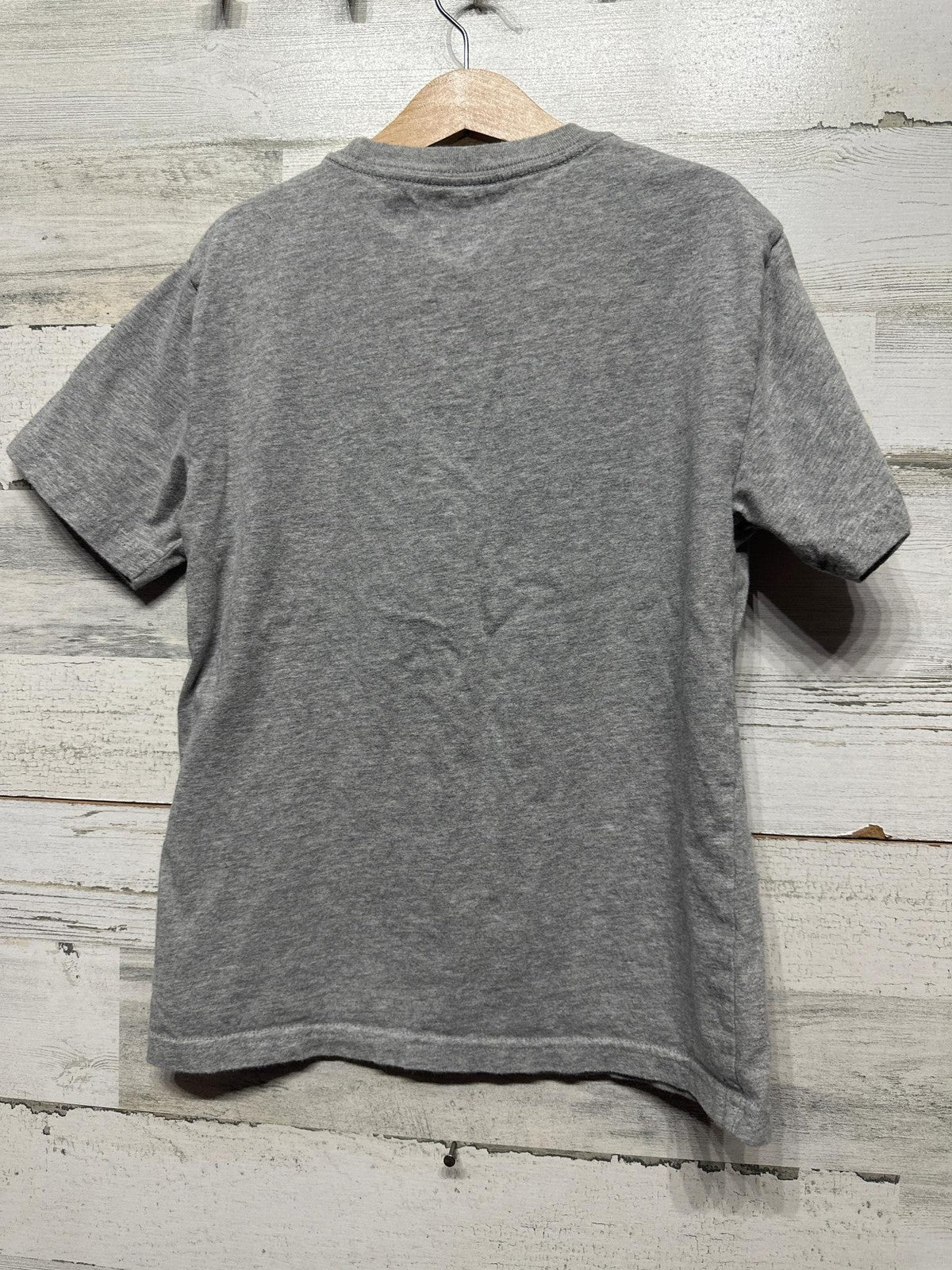 Polo Ralph Lauren T-Shirt Kids Size 8 Grey Short Sleeve Pony Logo EUC2