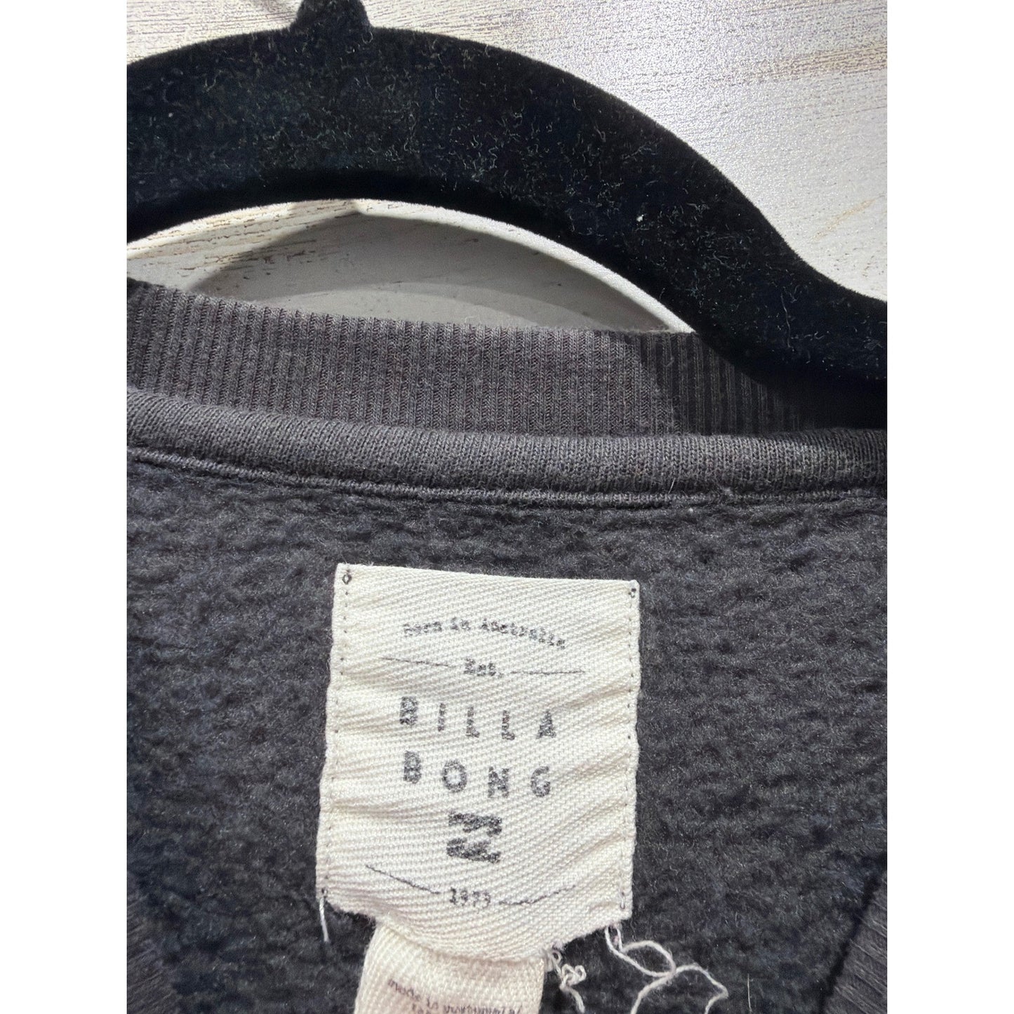 Billabong Sweatshirt Girls Medium Gray Graphic Stars Shine Boho Surf EUC2
