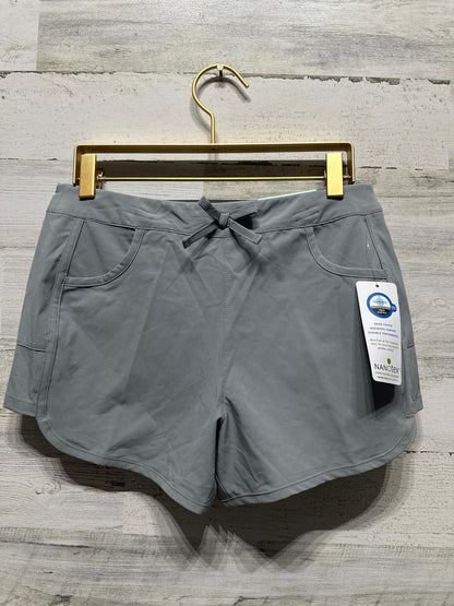 Magellan Active Shorts Girls L 12-14 Gray Nanotex Quick Dry NWT0