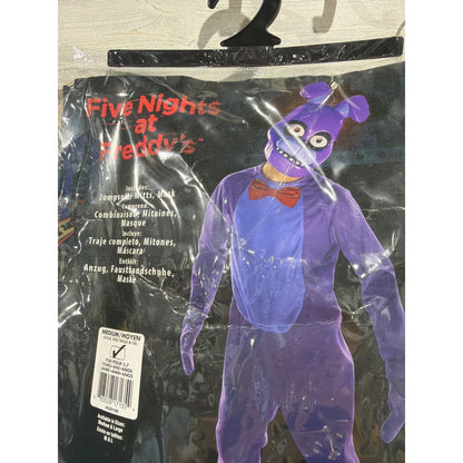 Rubies Five Nights at Freddys Bonnie Costume Kids M 8-10 Purple Gamer Horror NWT3