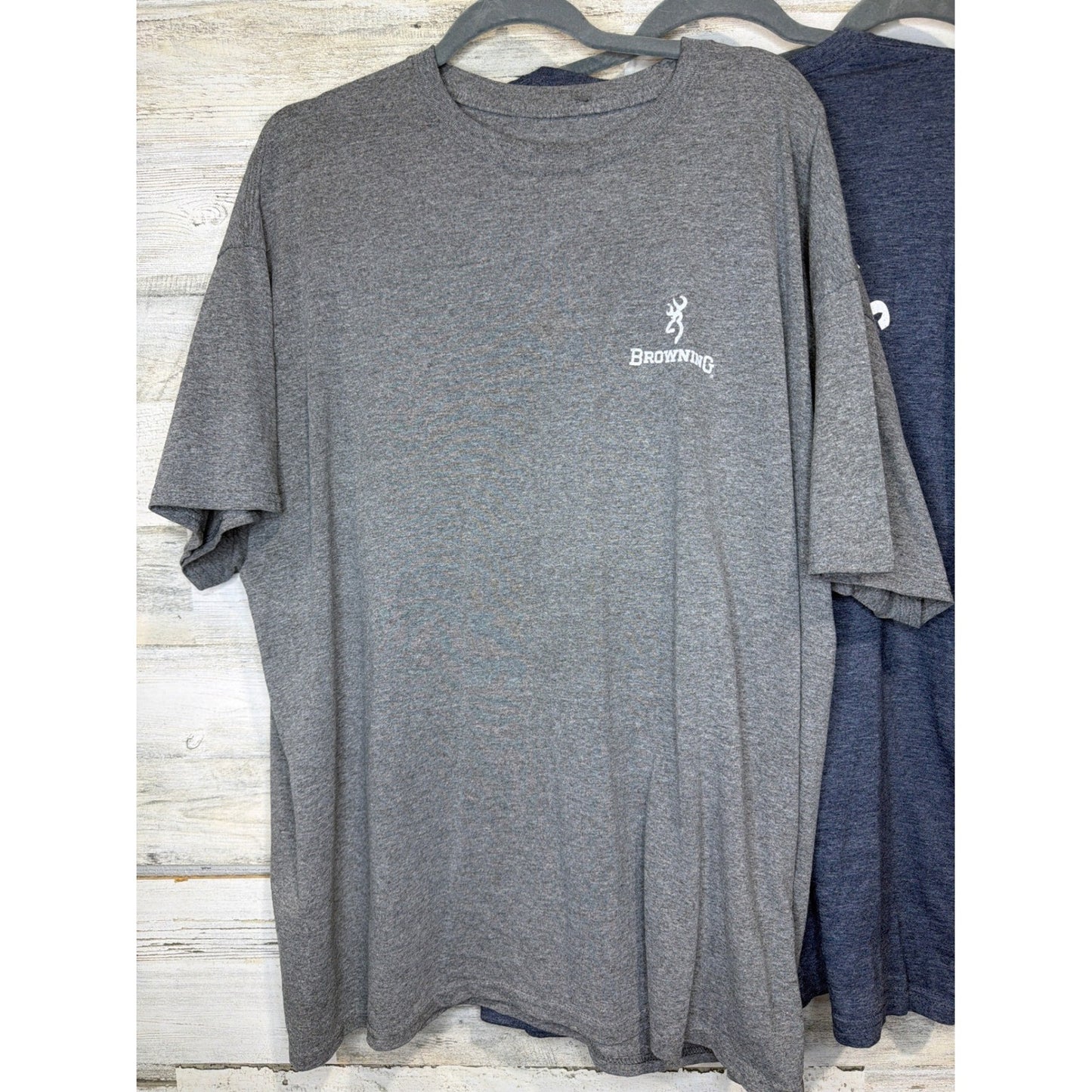 Browning T-Shirt Bundle Men 2XL Gray Blue Black Graphic Outdoor Gorpcore2