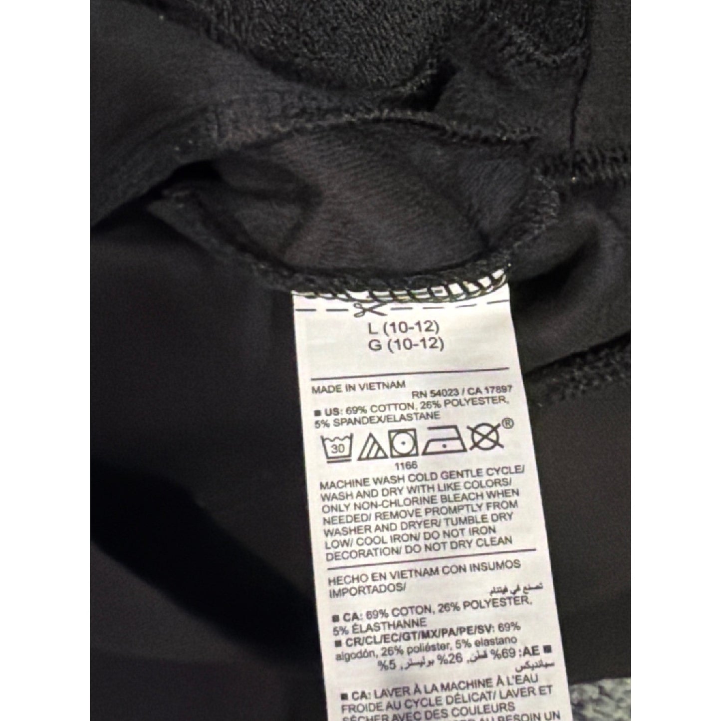 Old Navy Active Full Zip Hoodie Boys 10/12 Black Tech Fleece Sportswear EUC2