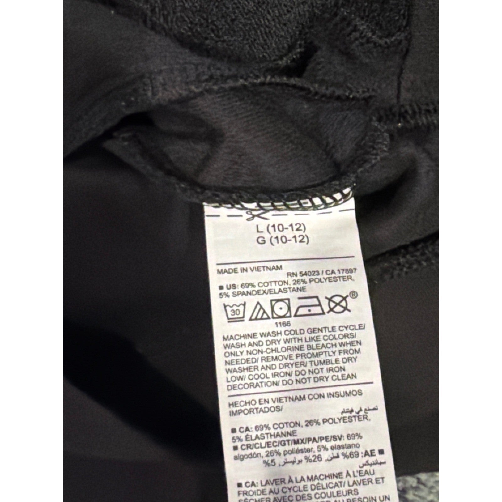 Old Navy Active Full Zip Hoodie Boys 10/12 Black Tech Fleece Sportswear EUC2
