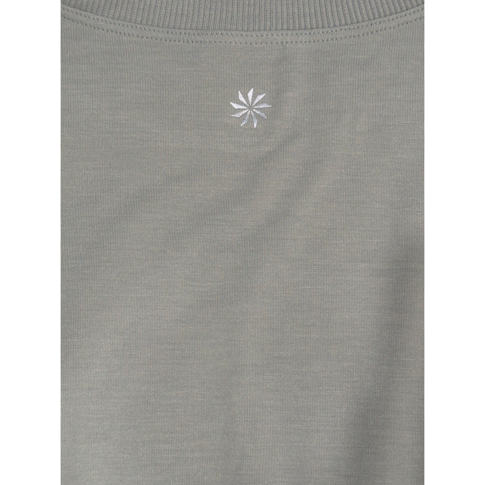 Athleta Zephyr Muscle Tank Women XS Sage Green Banded Hem Athleisure EUC4
