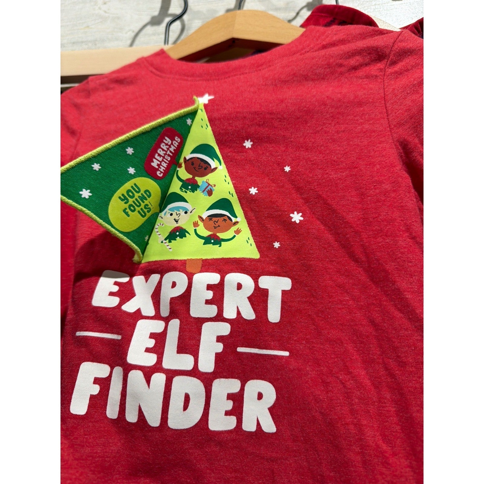 Carter's Holiday Bundle Boys 18-24M Red Blue Plaid Christmas Elf Rudolph EUC2