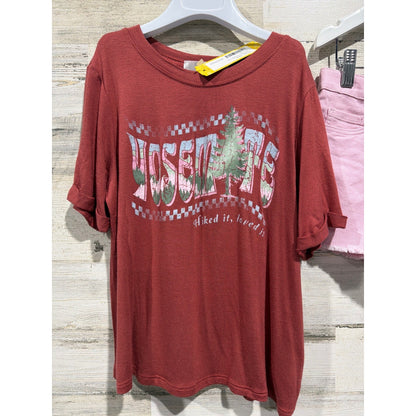 Society Stitch OshKosh Outfit Girls M 7 Red Pink Yosemite Shorts Set NWT1