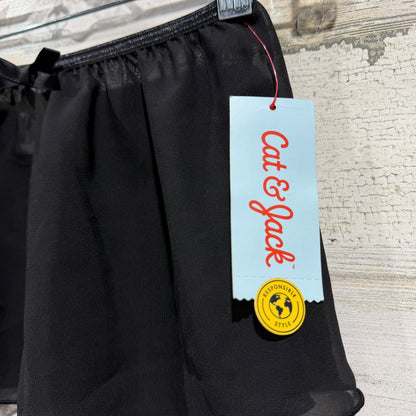 Cat & Jack Ballet Skirt Girls XS 4/5 Black Dancewear NWT1