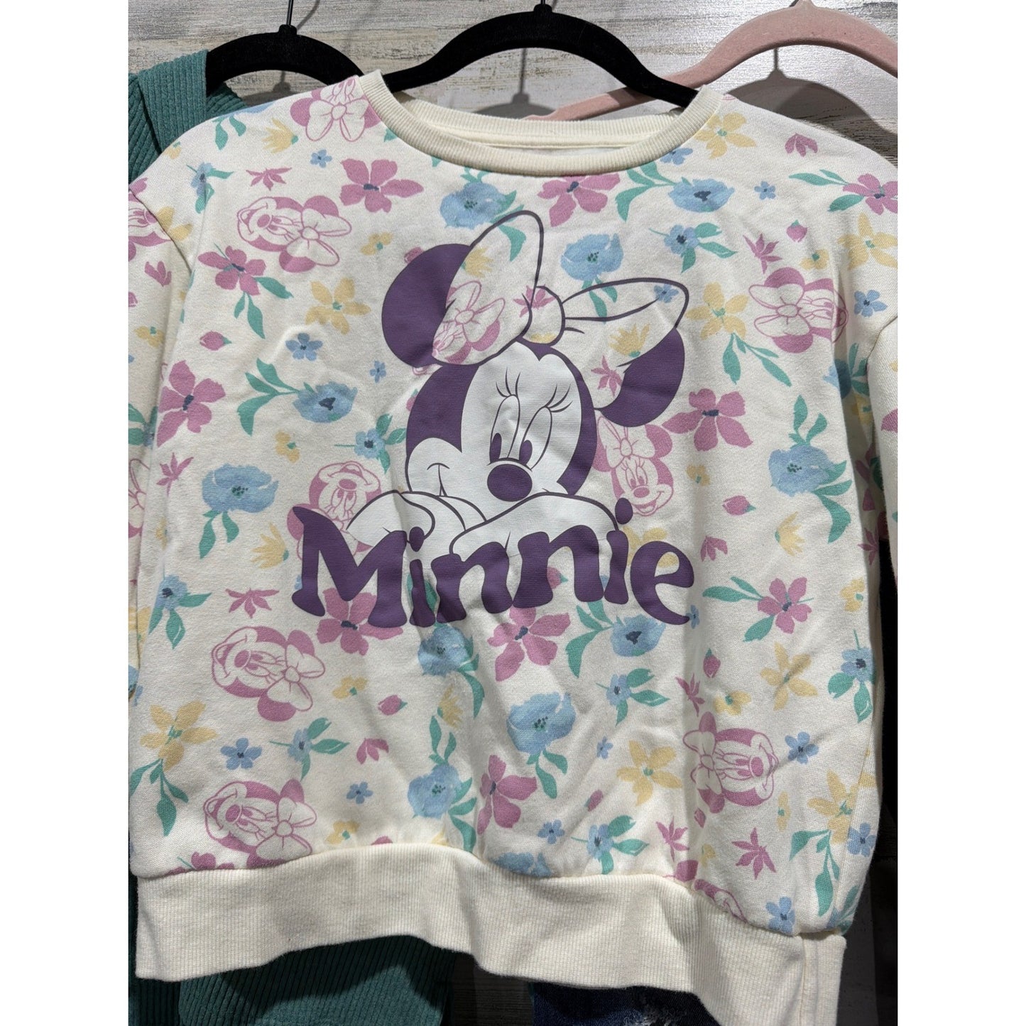 Old Navy Disney Bundle Girls 14 Green Minnie Mouse Distressed Jeggings1