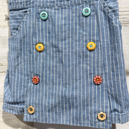 Matilda Jane Dress Romper Bundle Girls 6 Blue Striped Ruffle Classic3