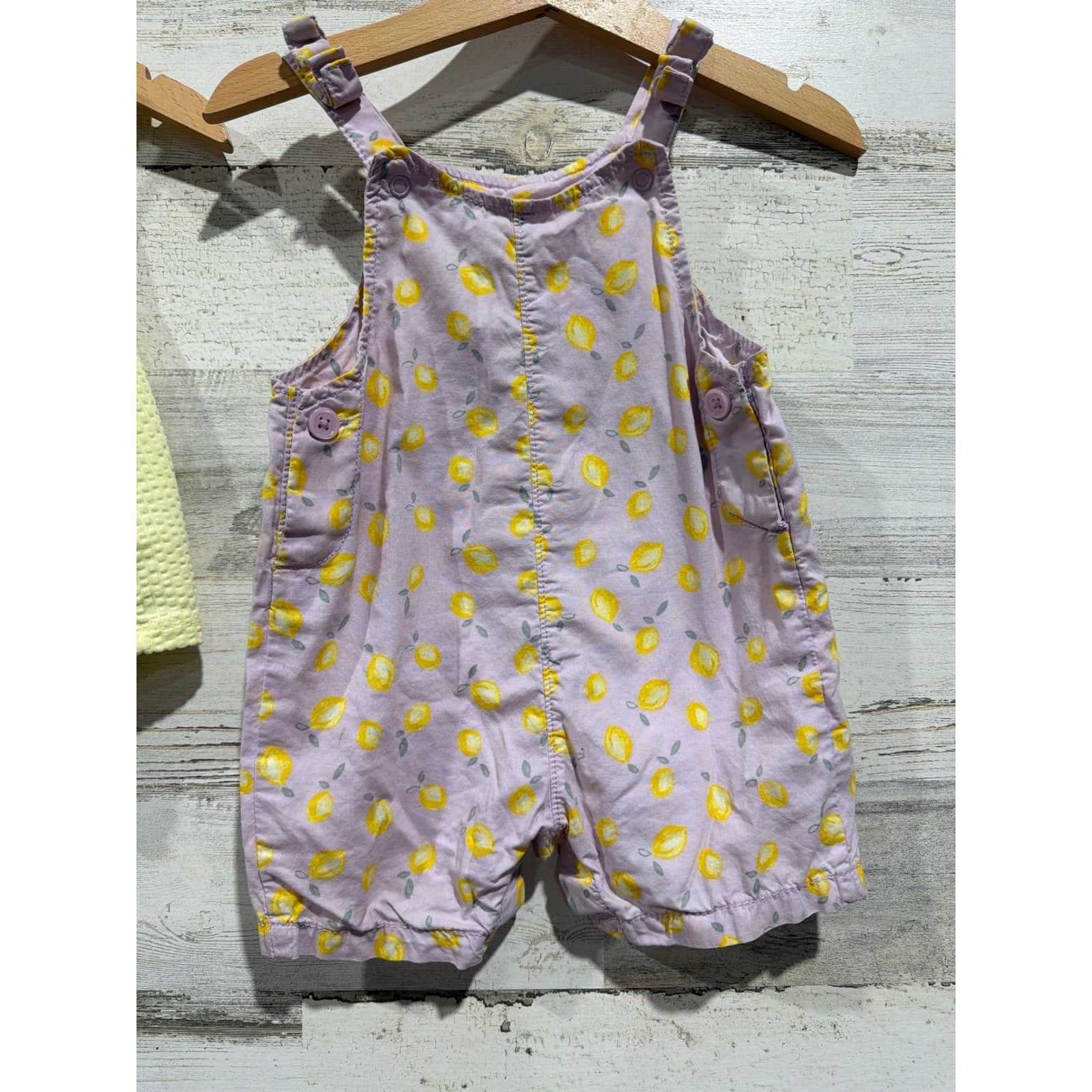 Vince Camuto Cat&Jack Summer Outfit Bundle Girls 12M Floral Lemon Seersucker3