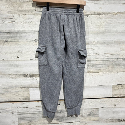 Nike Cargo Sweatpants Boys Size Small Grey Fleece Joggers Active3