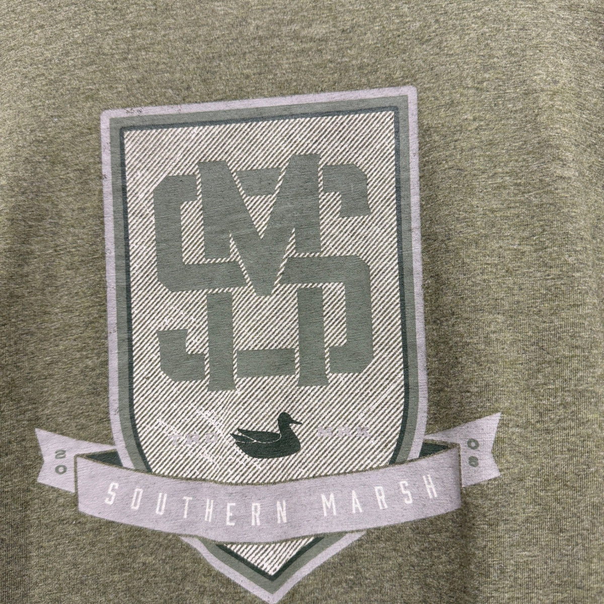 Southern Marsh Crest Graphic Pocket Tee Boys Youth Large Green Cotton Blend4