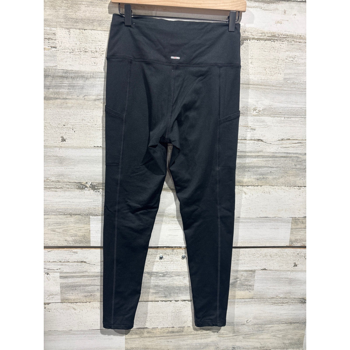 Aerie Leggings Women Large Black High Waisted Pockets Athleisure EUC1