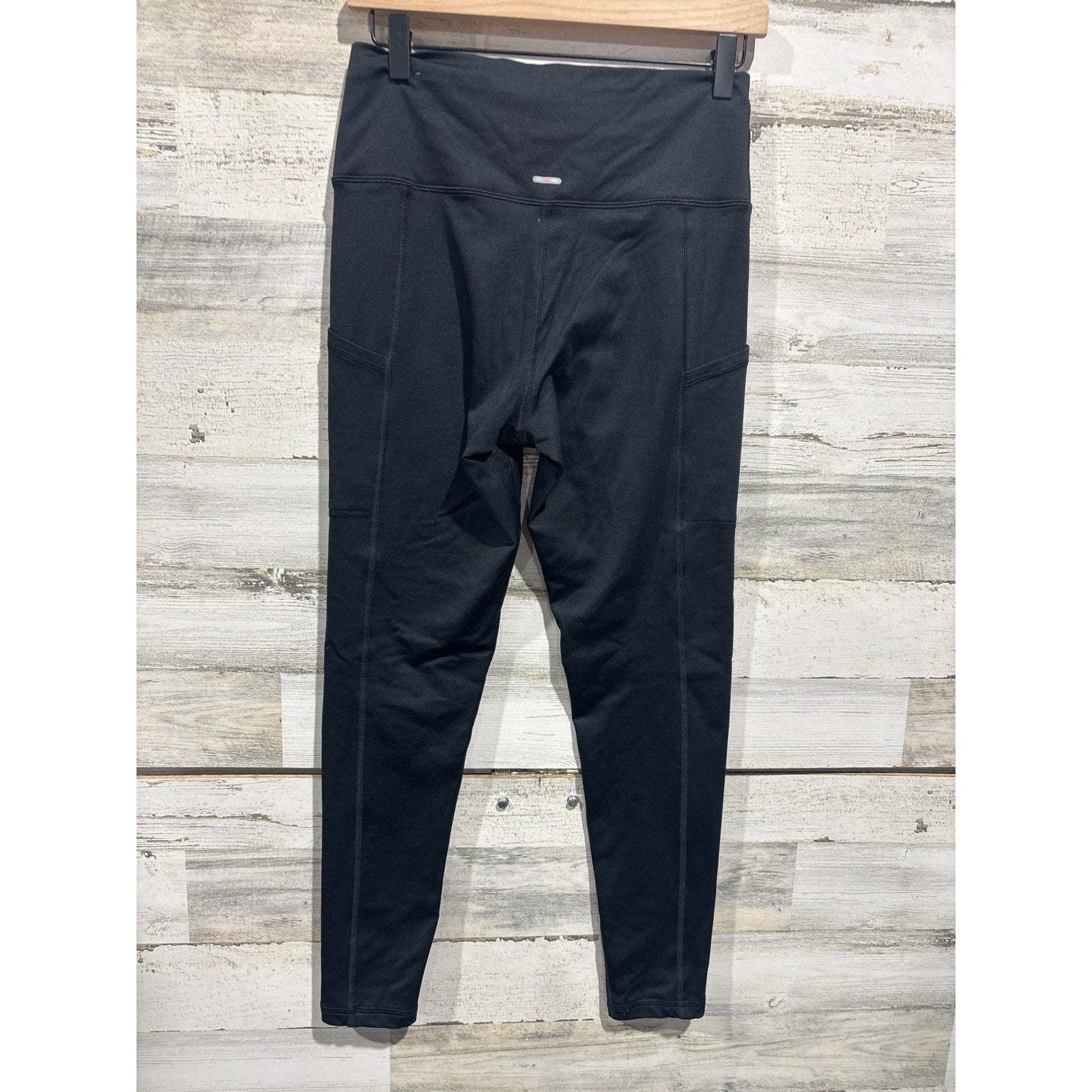 Aerie Leggings Women Large Black High Waisted Pockets Athleisure EUC1