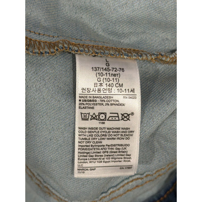 Gap Denim Jacket Girls Large Blue Classic Trucker Americana EUC4
