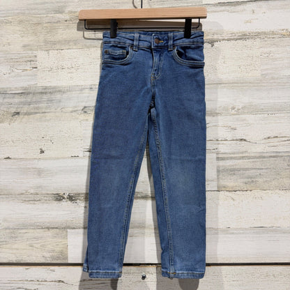 Joe Fresh Carpenter Jeans Kids 6 Blue Cotton Stretch Denim Workwear Utility0