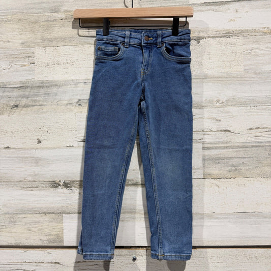 Joe Fresh Carpenter Jeans Kids 6 Blue Cotton Stretch Denim Workwear Utility0