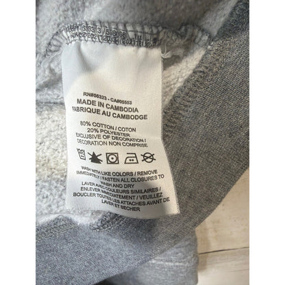 Nike Full Zip Hoodie Kids Youth Medium Gray Fleece Sportswear Athleisure EUC3
