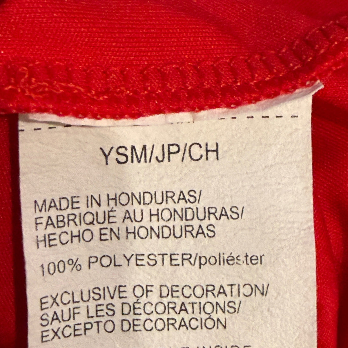 Under Armour Long Sleeve Shirt Boys YSM Red Graphic Tech Tee Sport EUC5