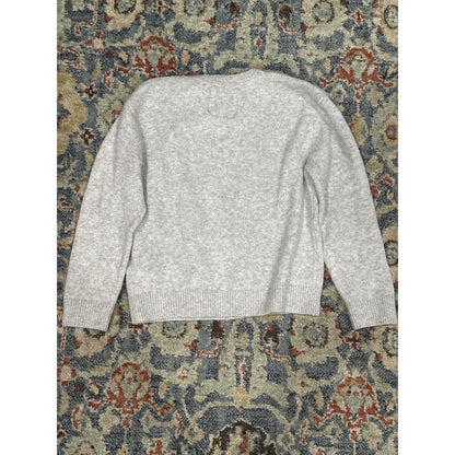 Abercrombie Sweater Boys 5/6 Gray Red Truck Christmas Tree Holiday EUC5