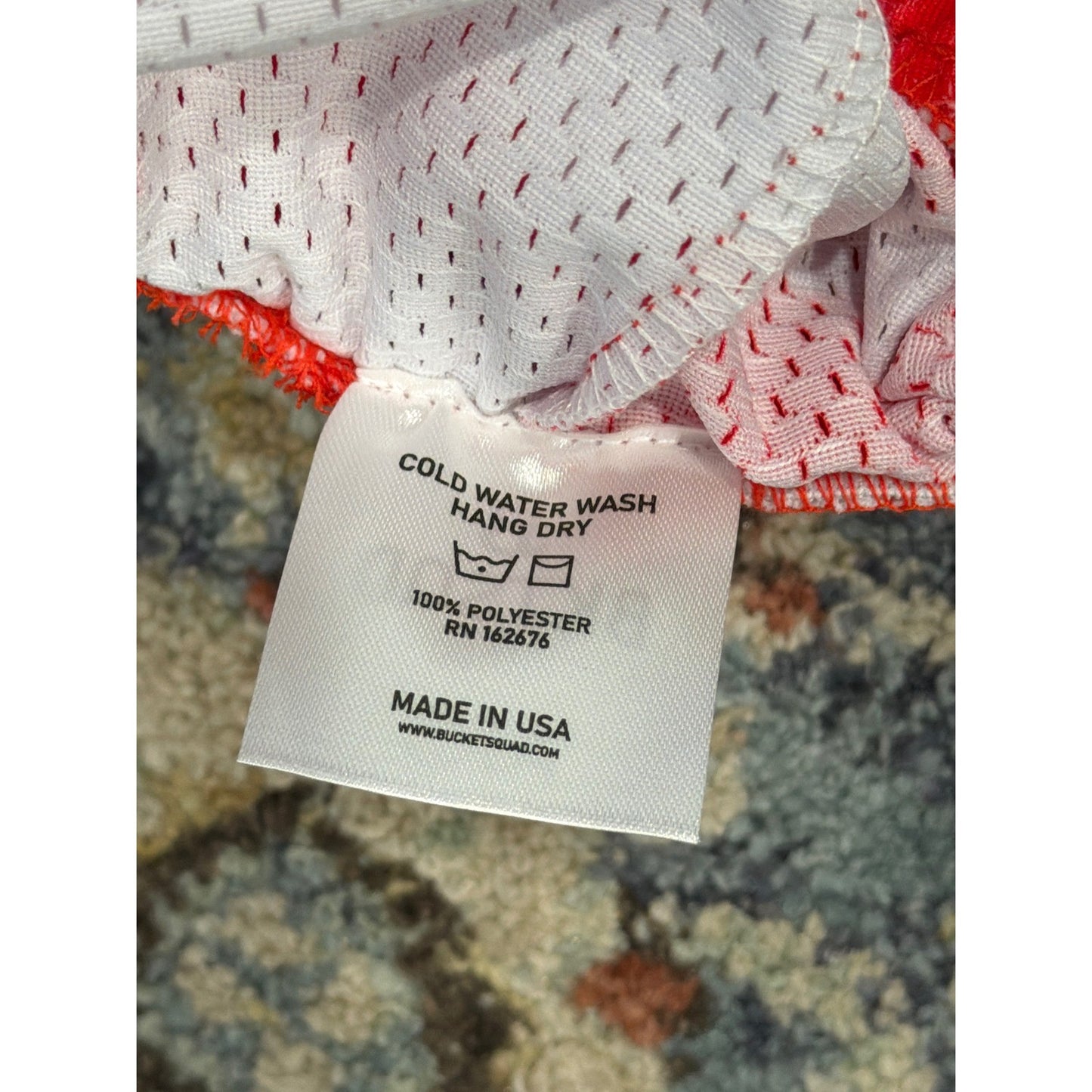 BKTSQD Mesh Shorts Men XS Red White 30 Mil Club Jesser Streetwear EUC4