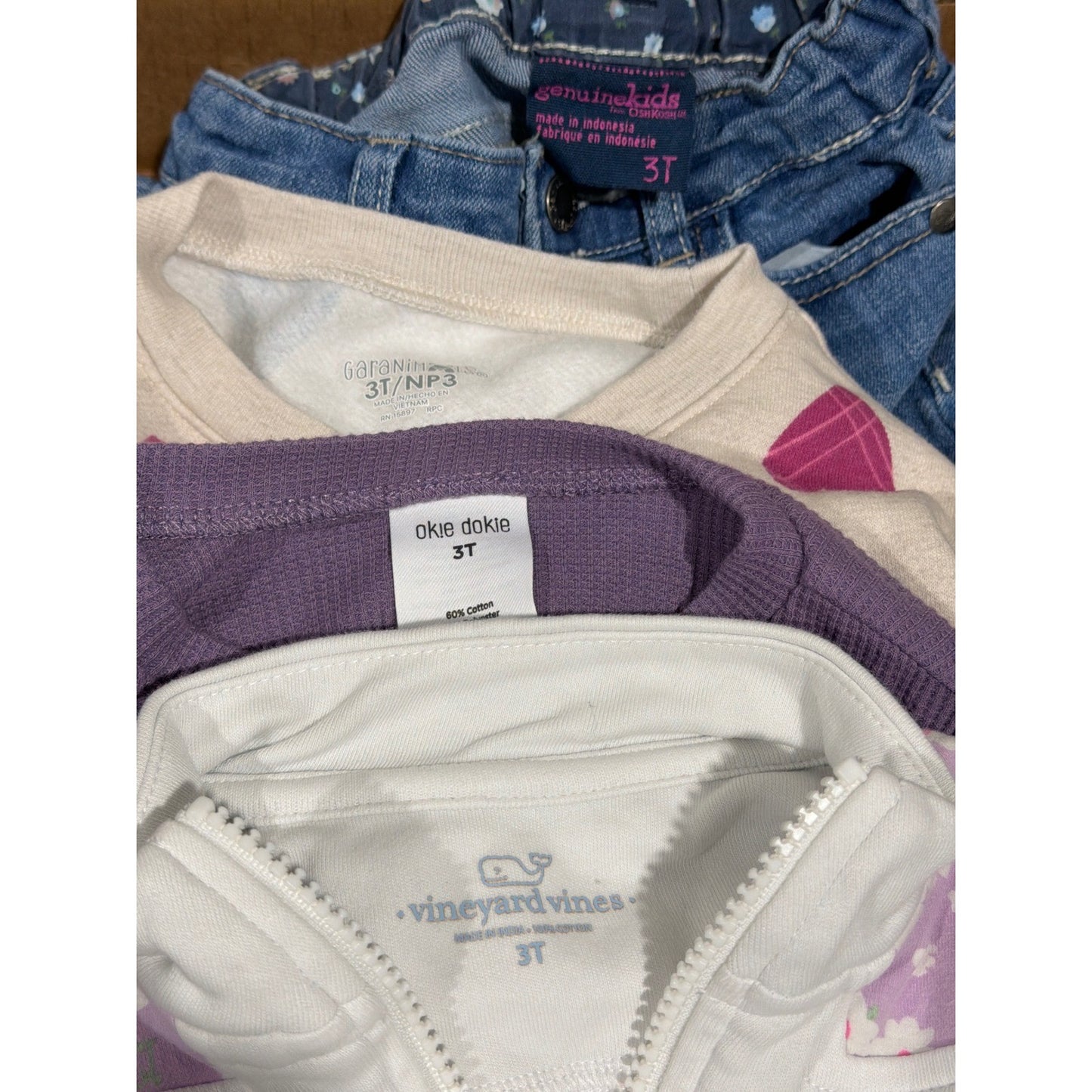 Vineyard Vines Okie Dokie Bundle Girls 3T Floral Heart Preppy Girly6