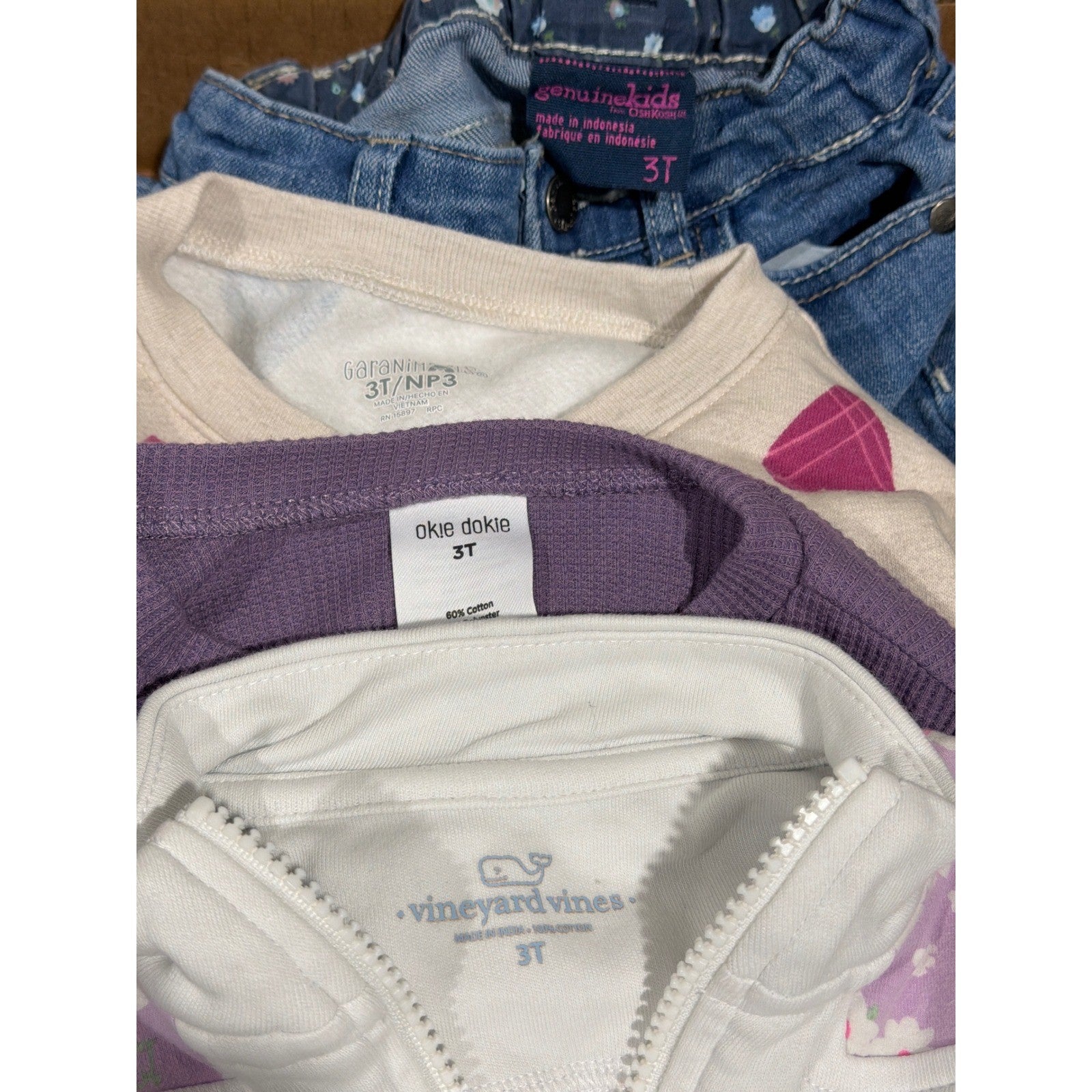 Vineyard Vines Okie Dokie Bundle Girls 3T Floral Heart Preppy Girly6