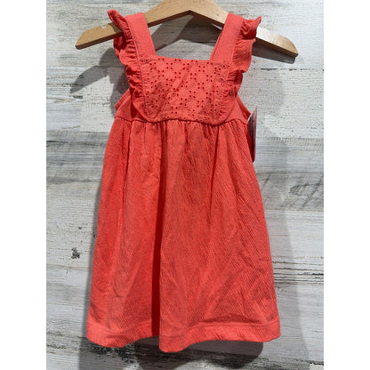 Girls 12M Bundle Denim Dress Coral Dress Bright Floral5
