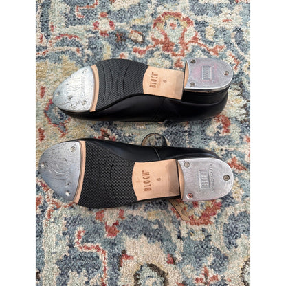 Bloch Tap Shoes Women 6 Black Leather Mary Jane Techno Tap Dance4