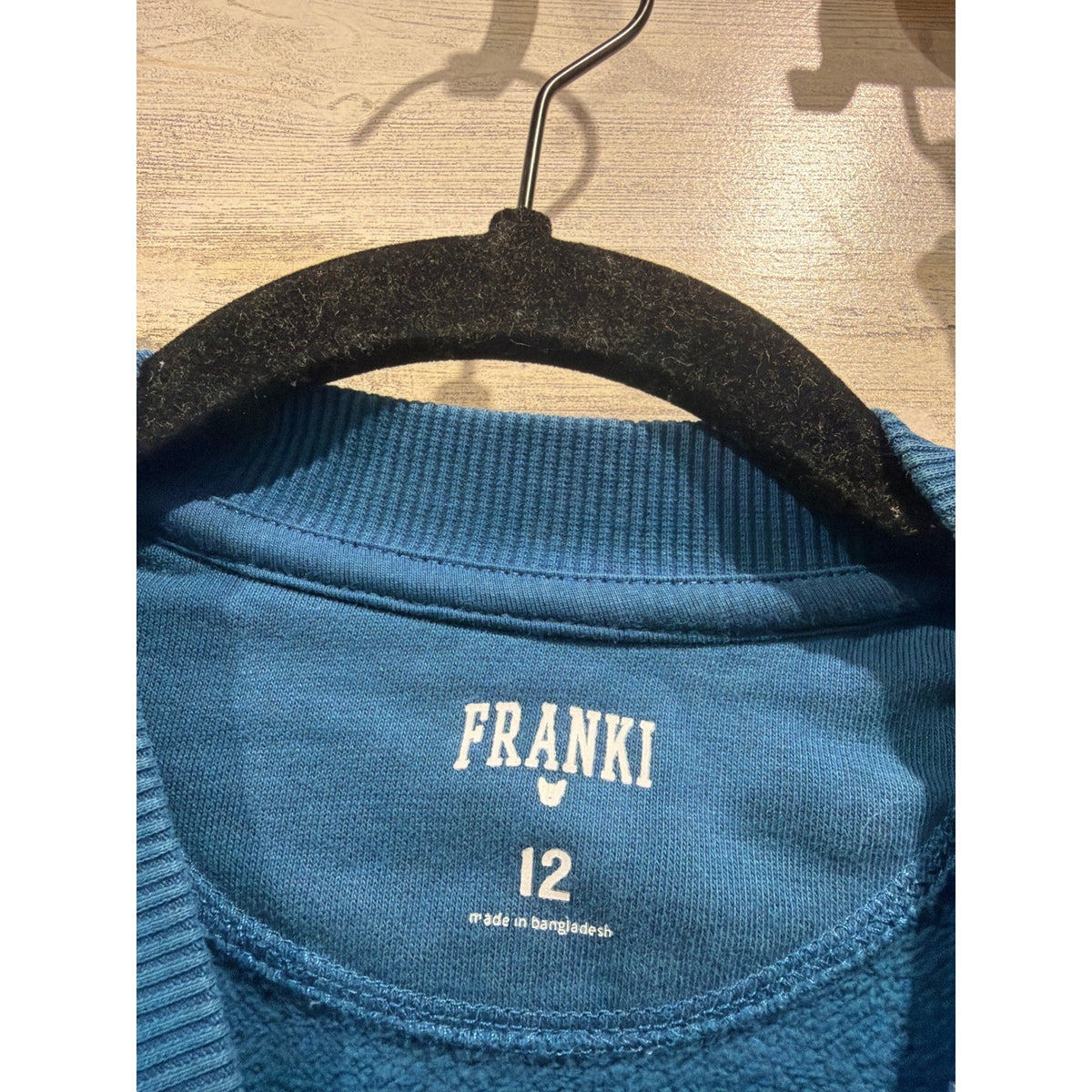 FRANKI Levi's Sweatshirt Jeans Outfit Girls 12 Blue Wide Leg Skater EUC2