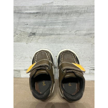 Jumping Jacks Perfection Boat Shoes Toddler 4.5 WW Brown Leather Extra Wide3