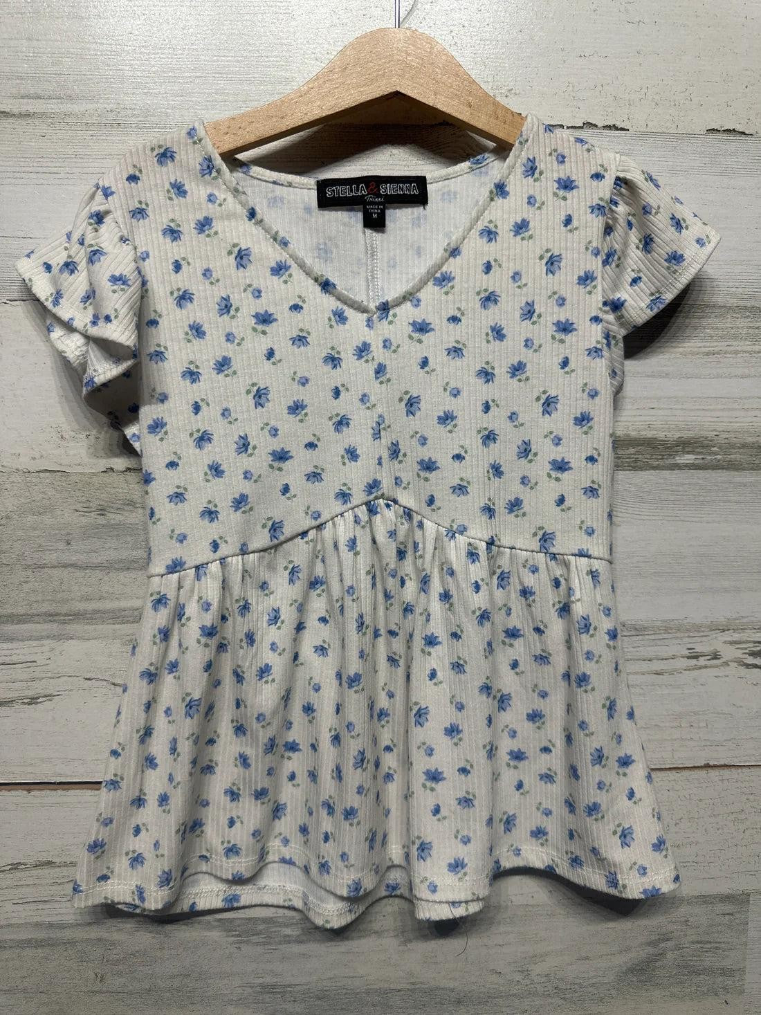 Art Class Stella & Sienna Yoga Tops Bundle Girls 7/8 Floral Lavender EUC4