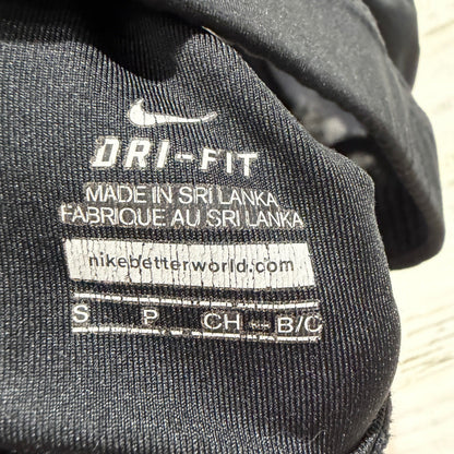 Nike Sports Bra Women Small Black Dri-FIT Racerback Mesh Padded GUC2