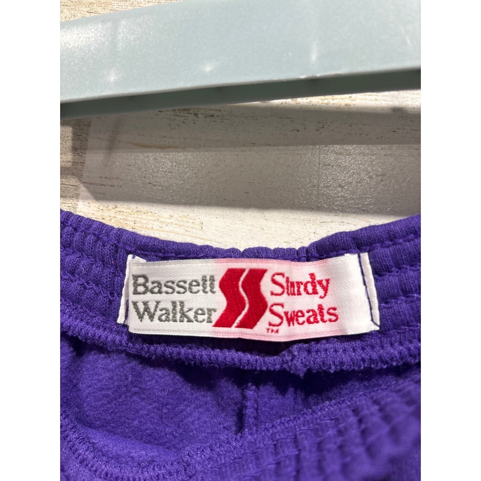 Bassett Walker Sweatpants Women 14-16 Purple Vintage 90s Sturdy Sweats2