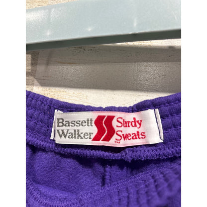 Bassett Walker Sweatpants Women 14-16 Purple Vintage 90s Sturdy Sweats2