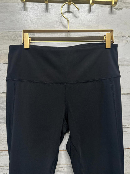 Tangerine Active Leggings Women Medium Black Mesh Panel High Rise EUC1