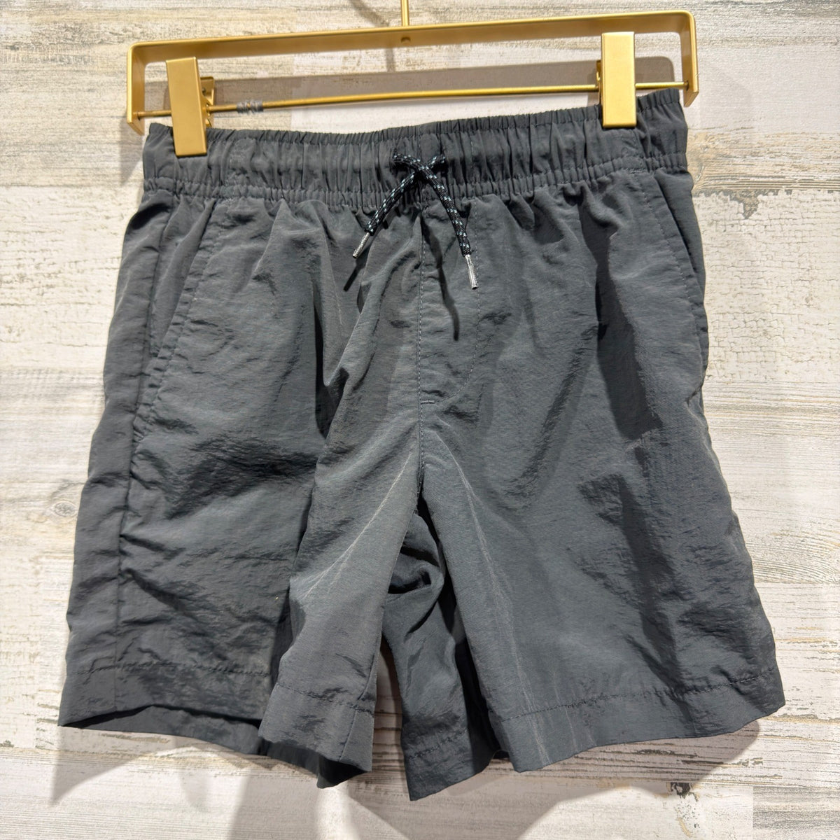 Old Navy Jogger Quick Dry Shorts Boys Size 8 Grey Nylon EUC0
