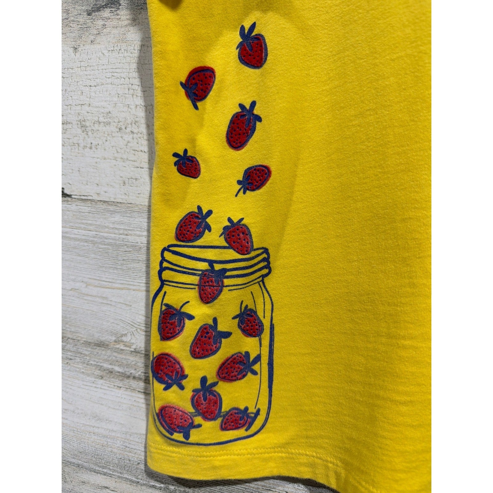 Hanna Andersson Tea Mini Boden Girls 10-12 Yellow Blue Floral Legging Set2
